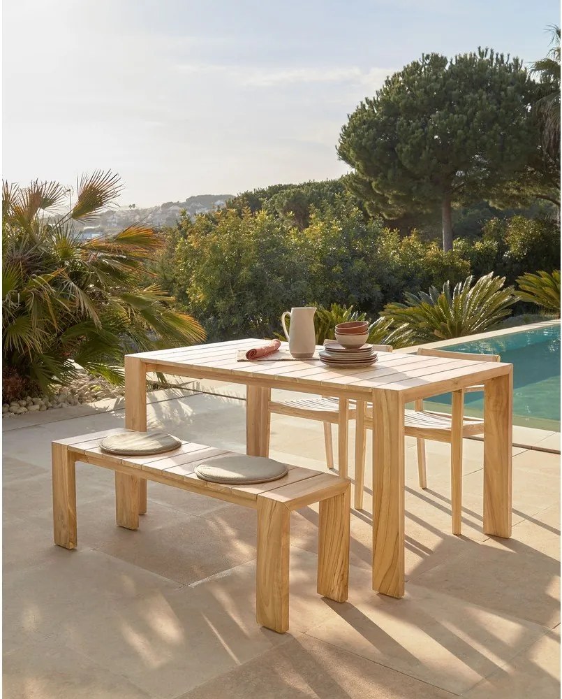 Kerti étkezőasztal 100x200 cm Victoire – Kave Home