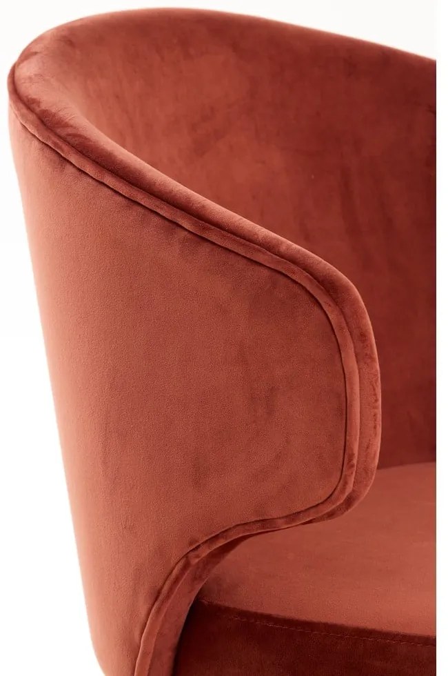 Világospiros kárpitozott étkezőfotel szett 2 db-os Kosaka – Light & Living