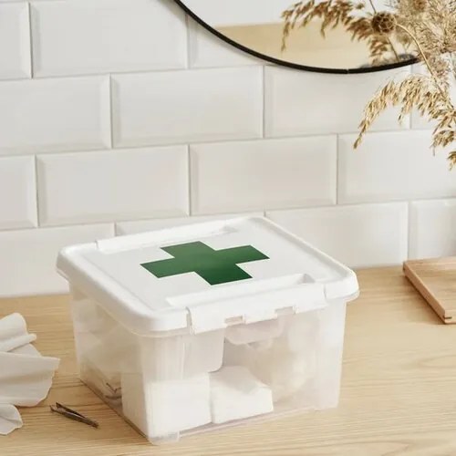 SmartStore Deco elsősegélydoboz, 8 l, fehér
