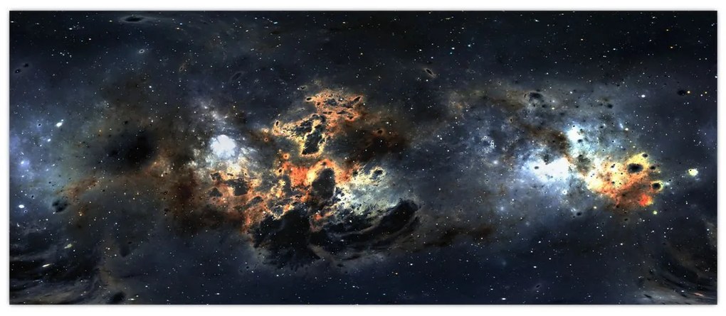 Kép - Az Univerzum a Nebulával (120x50 cm)