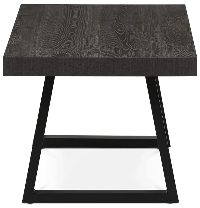 Dohányzóasztal 120 × 60 × 50 cm melamin szürke tölgy CT-R5212 GREY