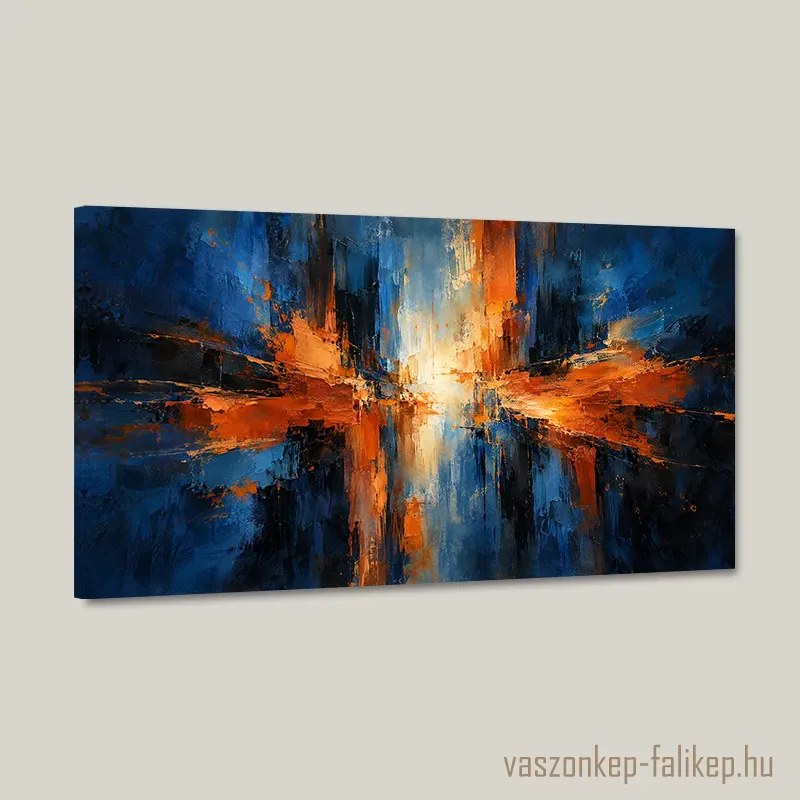 Fényrobbanás – Prémium absztrakt falikép 40x23 cm
