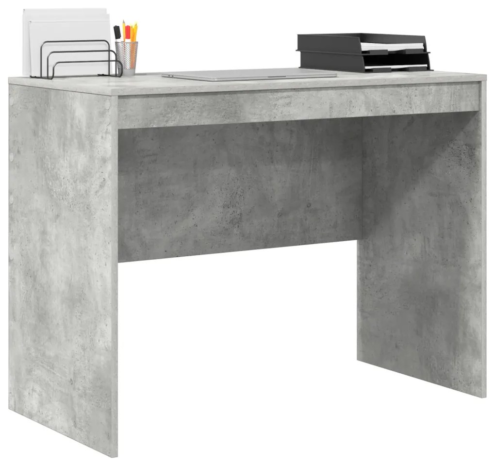 Íróasztal Beton szürke MDF 100 x 50 x 76 cm