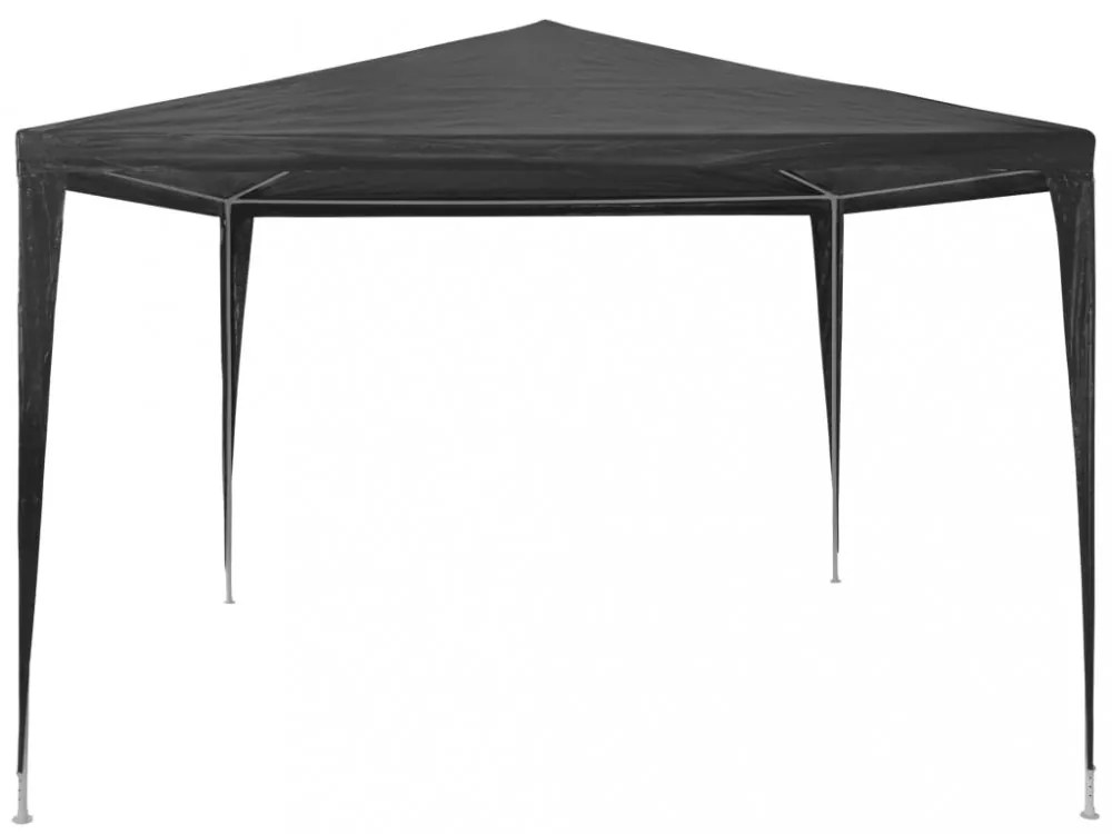 antracitszürke PE rendezvénysátor 3 x 3 m