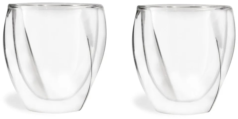 Duplafalú bögre szett cappucinóhoz, 2 db-os 250 ml Cristallo – Vialli Design