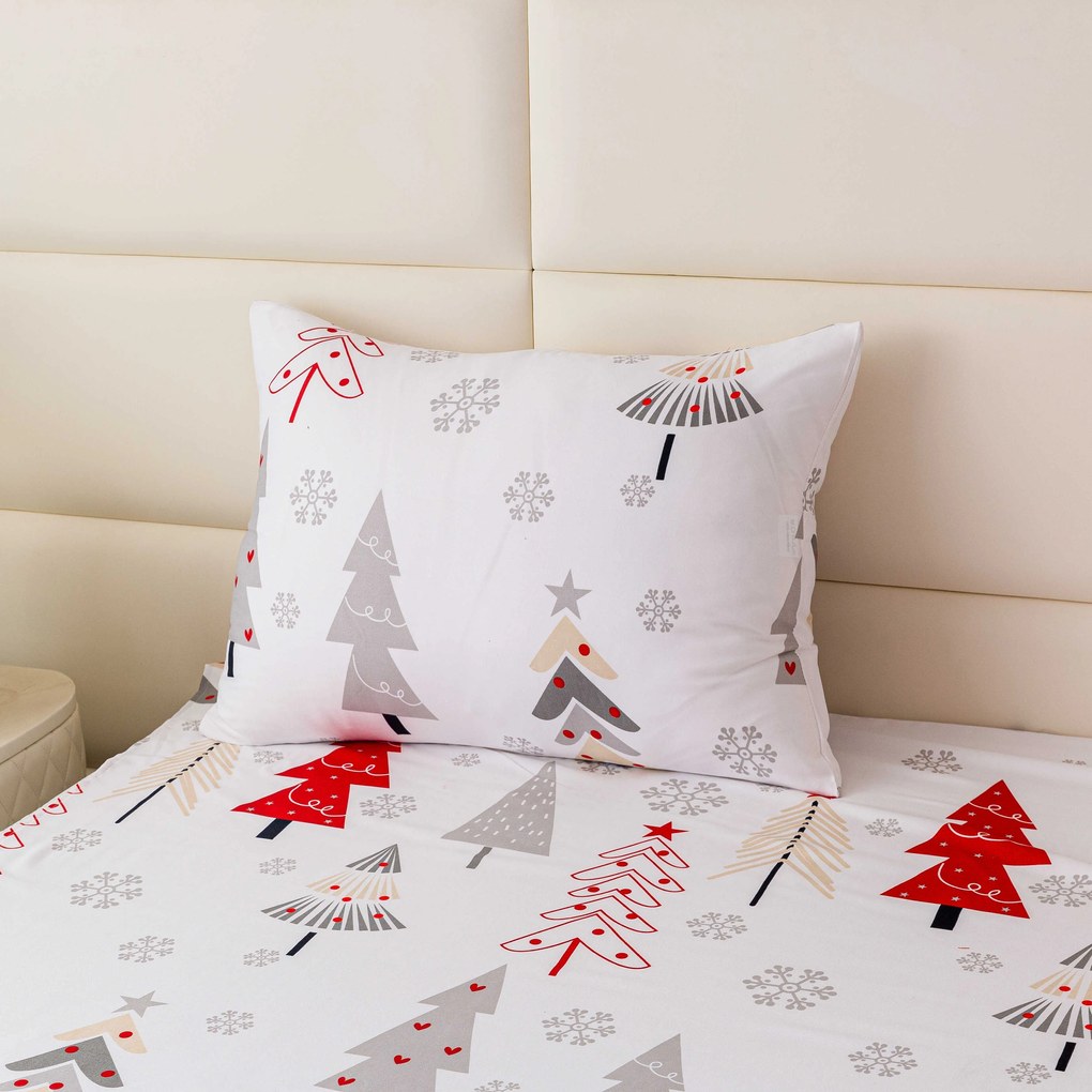 Mikroszálas ágyneműhuzat JINGLE fehér Ágyneműhuzat mérete: 70 x 90 cm | 140 x 200 cm