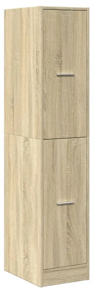 sonoma tölgyfa patikusszekrény 30 x 41 x 144,5 cm rétegelt fából