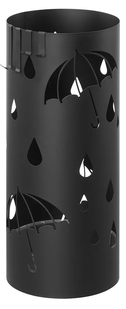 ANABEL fém esernyőtartó, 17x41cm, fekete SongmicsHome