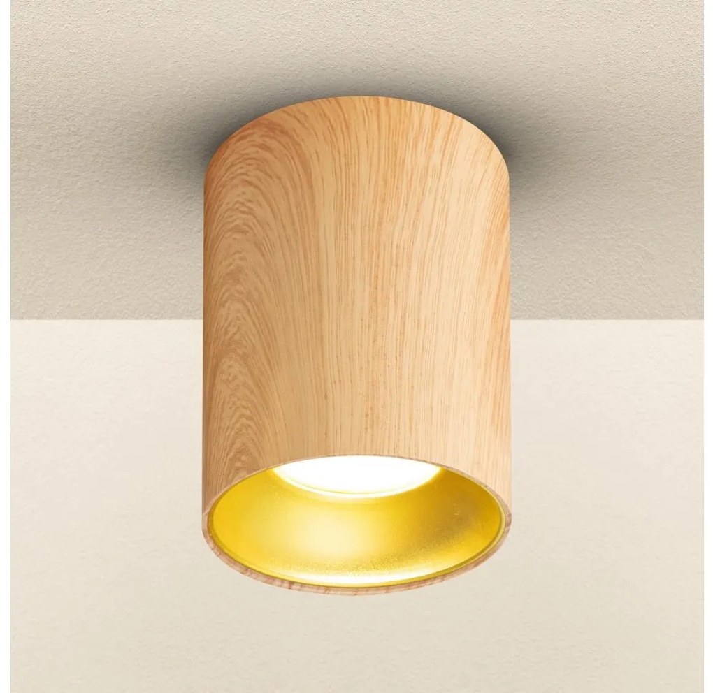 Brilagi - LED RGBW dimmelhető mennyezeti spotlámpa TRINE 1xGU10/30W/230V tölgy dekor