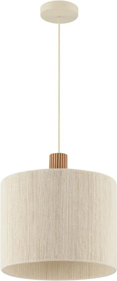 Brilliant - ARLO kábeles függeszték 1xE27/20W/230V Ø 35 cm krémszínű