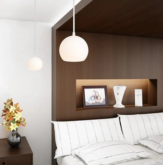 RENDL COPA függőlámpa opálüveg 230V LED E27 11W