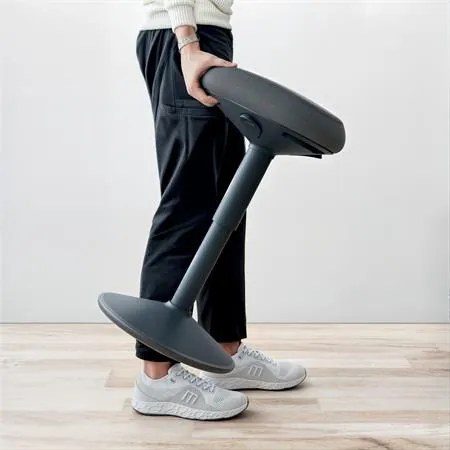 Állószék, billenő, ergonomikus, LEITZ Ergo Active, sötétszürke (E65450089)