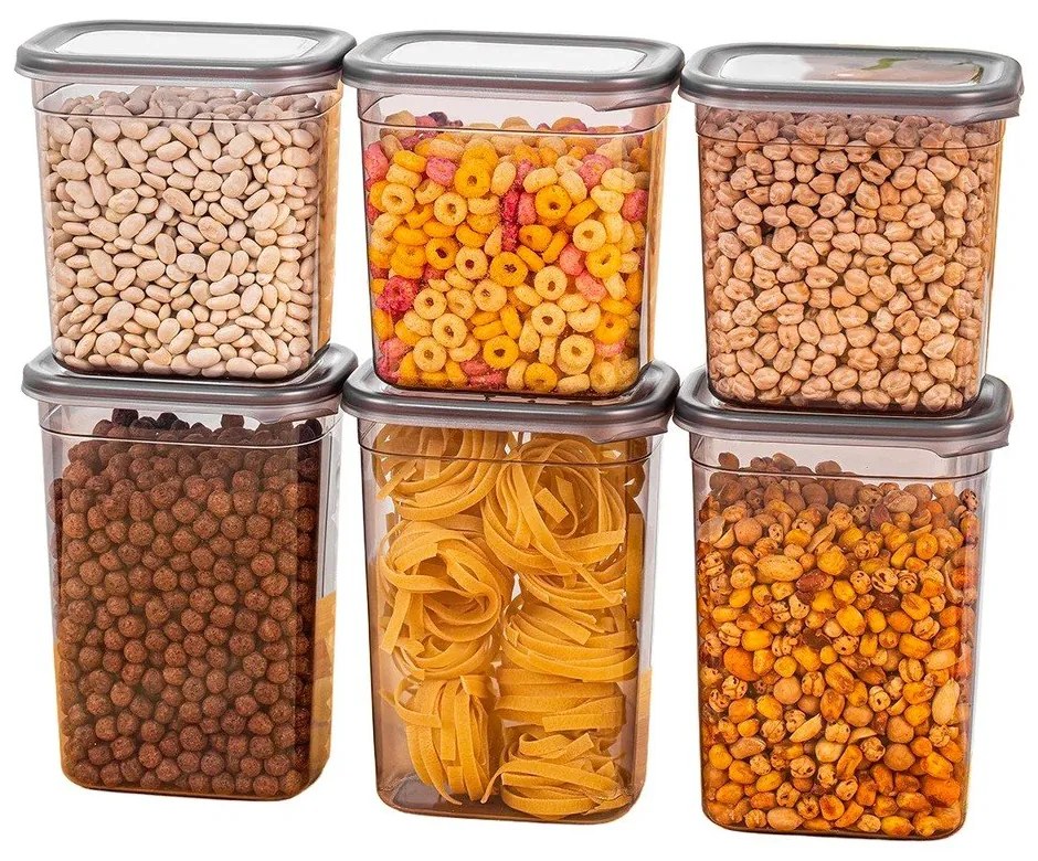 Élelmiszertartó doboz szett 6 db-os Fresco – Hermia