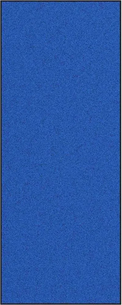 vidaXL Ajtószőnyeg Egyéb Kék és Fekete 120 x 300 cm Poliamid és PVC