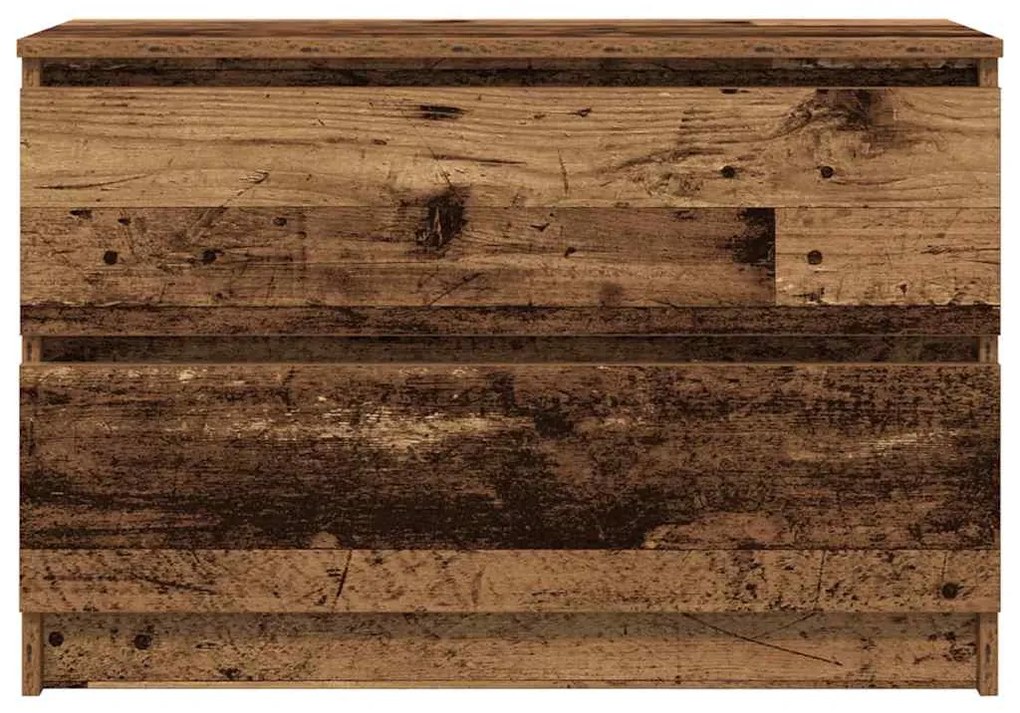 antik hatású szerelt fa TV-szekrény 80x35x54 cm