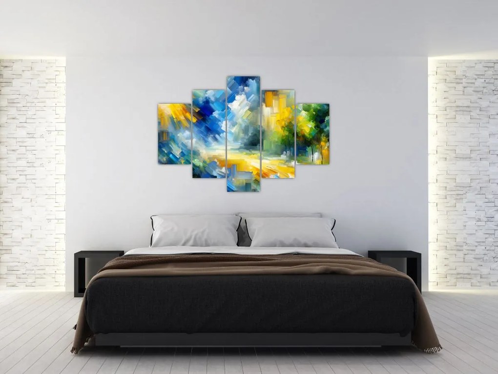 Kép - Absztrakt napos nap (150x105 cm)