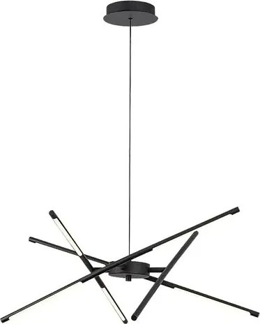 Rabalux henli beltéri függeszték 30w 1400lm ip20 fekete modern stílus