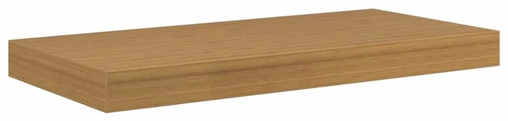 vidaXL Falpolc Falra szerelhető 4 pcs Bézs 50 x 23,5 x 4 cm Faanyag