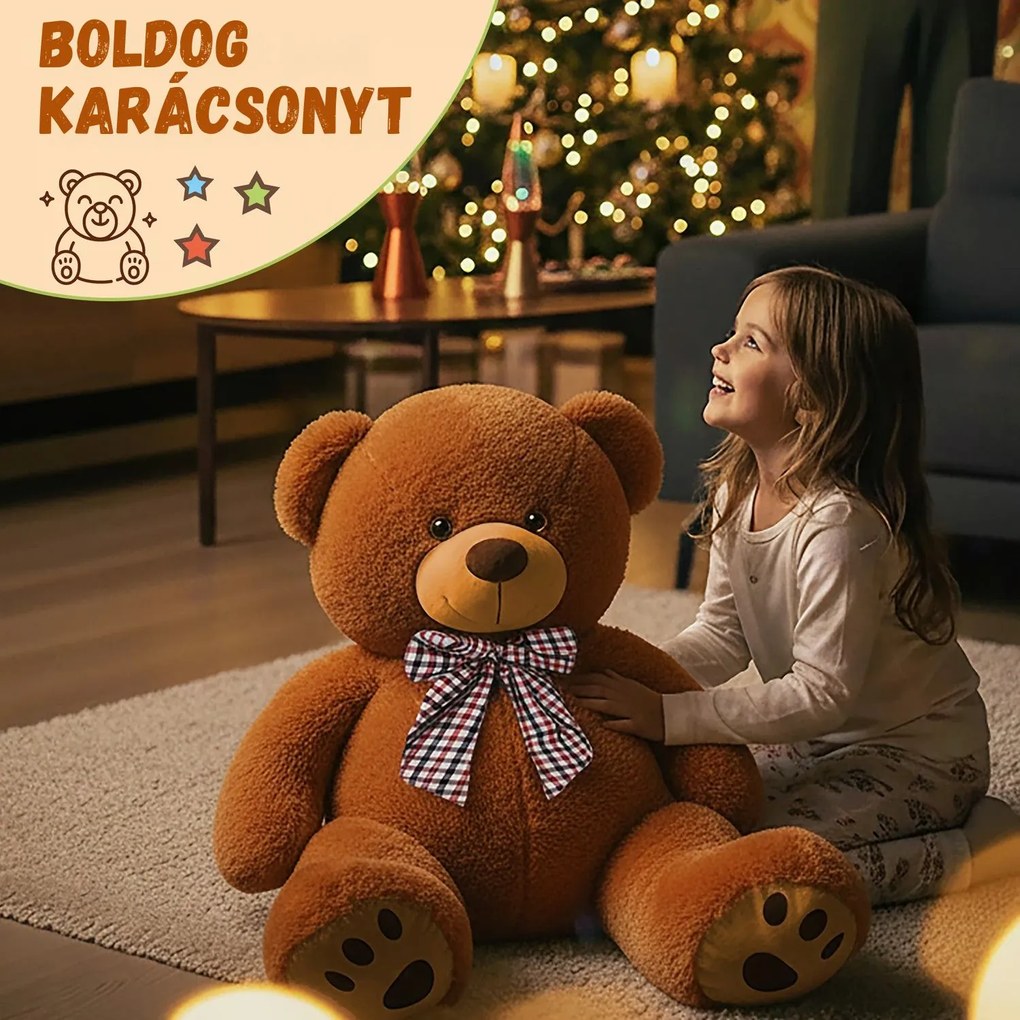BENY nagy plüssmedve, 100cm, barna Monzana