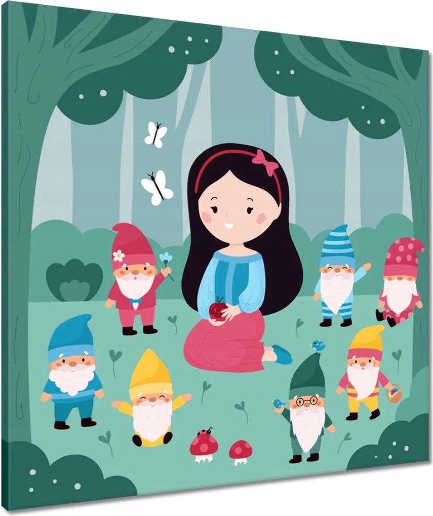 Vászonkép 60x60 Csipkerózsika alma