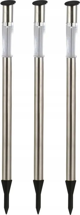 3 db-os napelemes kerti Led lámpa szett 0,06W napelemes oszlop Globo 33961-3