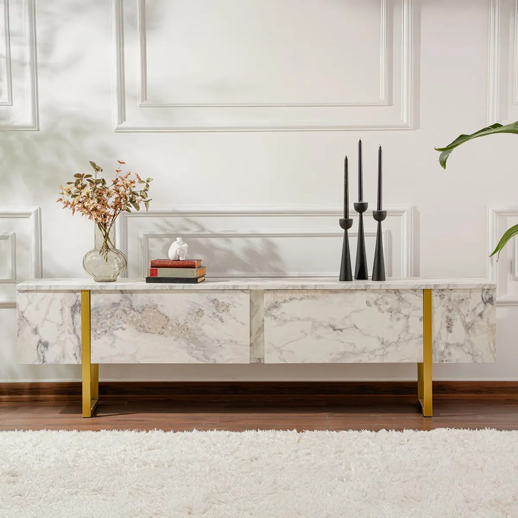 TV asztal Serenity Gold