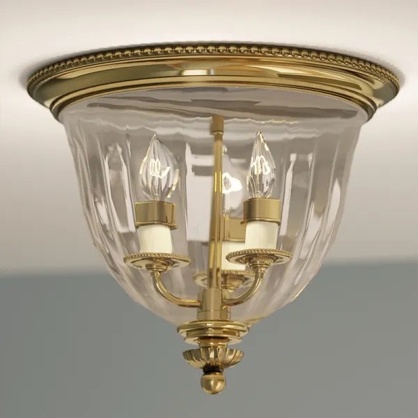 Hinkley - Mennyezeti lámpa CAMBRIDGE 3xE14/60W/230V arany