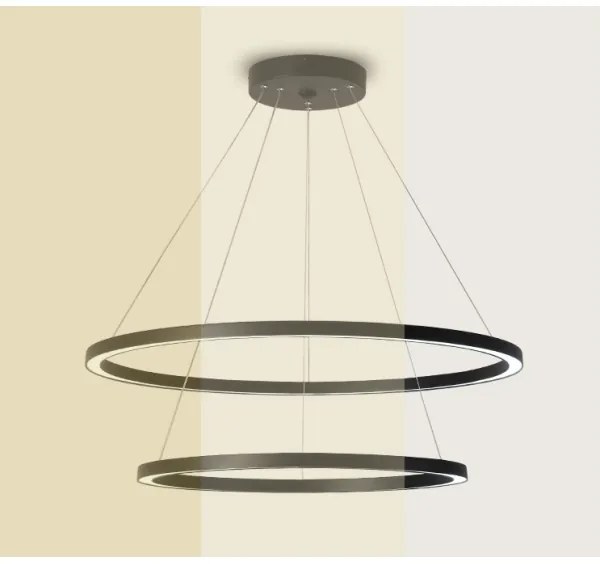 Immax NEO 07158-B80-60 - LED Dimmelhető csillár FINO LED/93W/230V Tuya fekete + távirányító