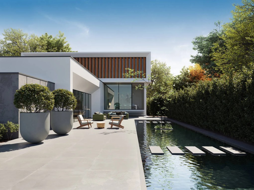 Pottery Pots Jumbo Lex virágcserép, ködszürke, több méretben - PotteryPots méret: H - ø 114 cm | m. 125,5 cm