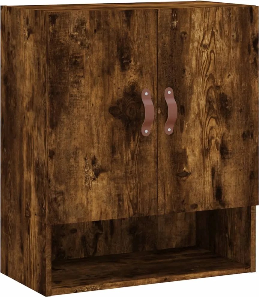 vidaXL füstös tölgy színű szerelt fa fali szekrény 60 x 31 x 70 cm