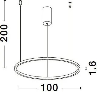 NOVALUCE 9345609 TARQUIN Modern Led Függesztett Lámpa LED IP20