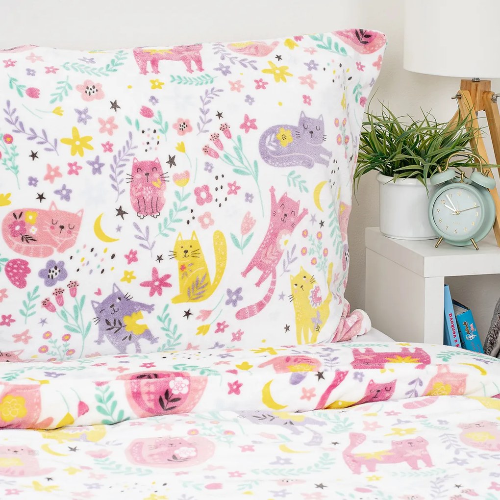 4Home Playful Paws mikroszálas ágyneműhuzat, 140 x 200 cm, 70 x 90 cm