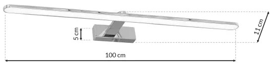 LED Fürdőszobai fali lámpa SPLASH 1xLED/21W/230V