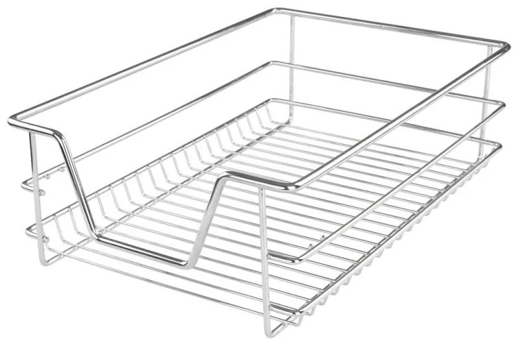 JAGO Teleszkópos fiók készlet 2 db 36 x 44 x 14 cm króm