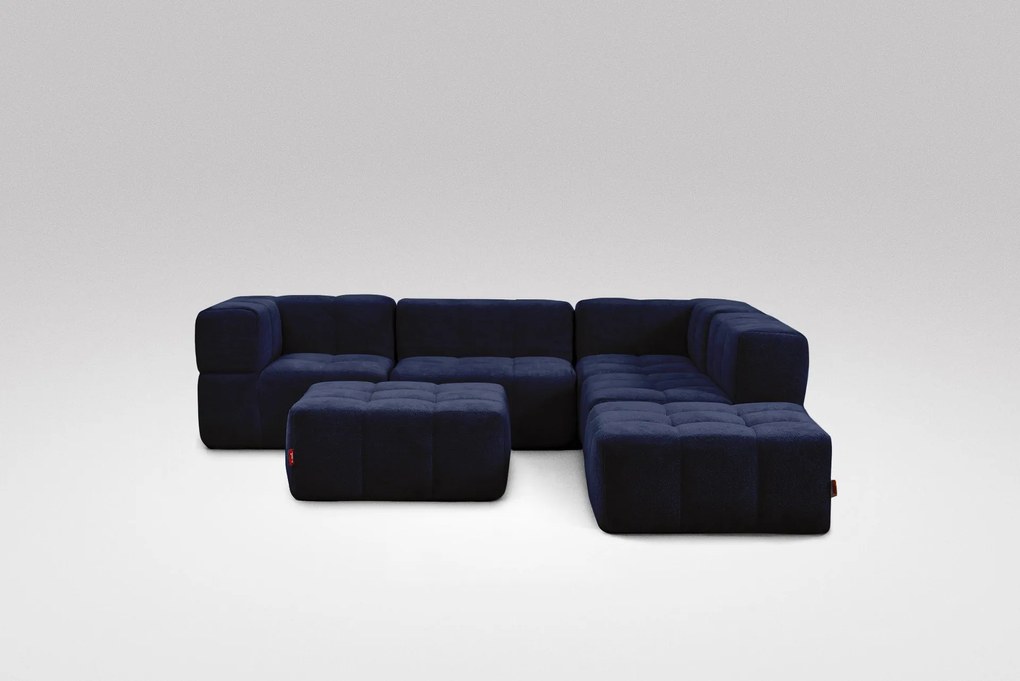 6 Teiliges Modulares Sofa – Blau