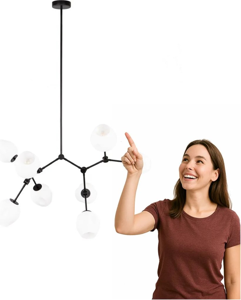 Csillár Ferral PND-75075-8-BK-WG Italux