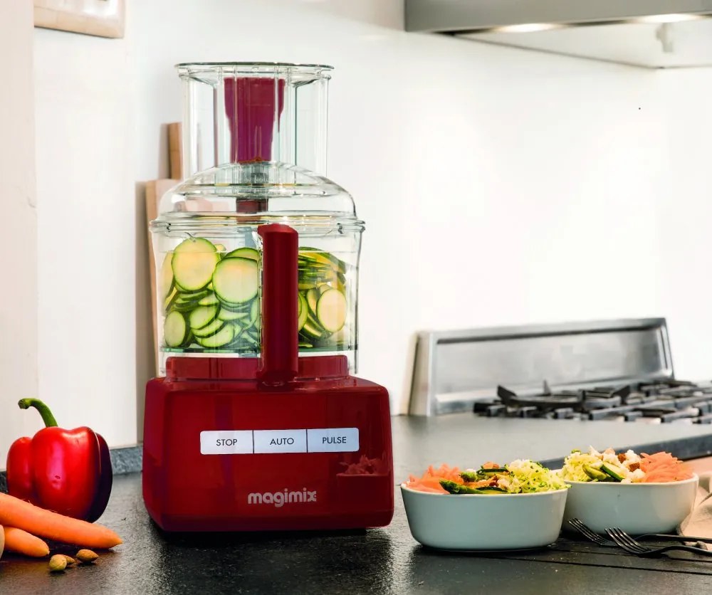 Magimix® 5200 XL Konyhai robotgép Premium csomag piros színben