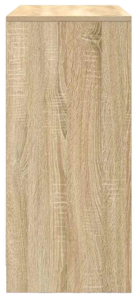 sonoma tölgy komód fiókokkal és ajtókkal 70,5x34x74,5 cm