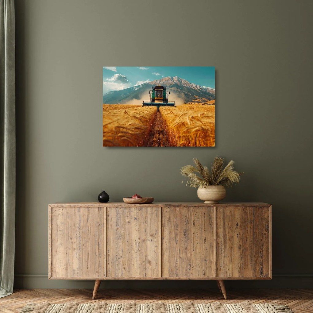 Üveg kép - Zemedelec (70x50 cm)