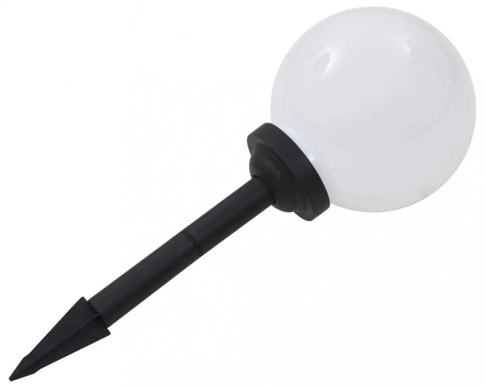 3 db napelemes kültéri LED gömblámpa, 20 cm RGB