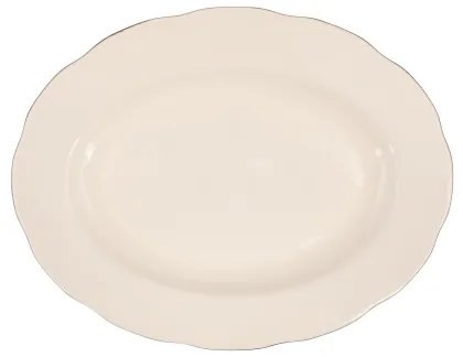 83 darabos étkészlet, fehér/rézszínű/porcelán