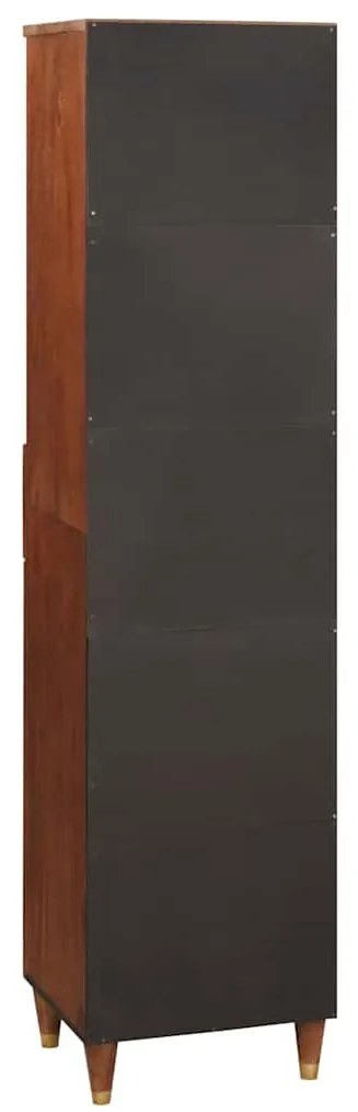 Széf fiókkal polcokkal tárolóval Barna 38 x 33.5 x 160 cm