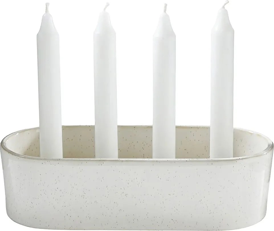 ADVENT kerámia gyertyatartó tál 26 cm