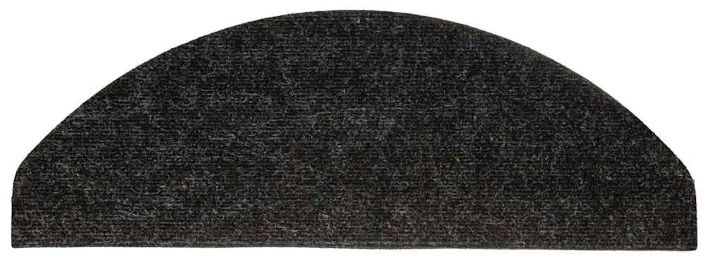 30 db antracitszürke öntapadó lépcsőszőnyeg 65 x 22,5 x 3,5 cm
