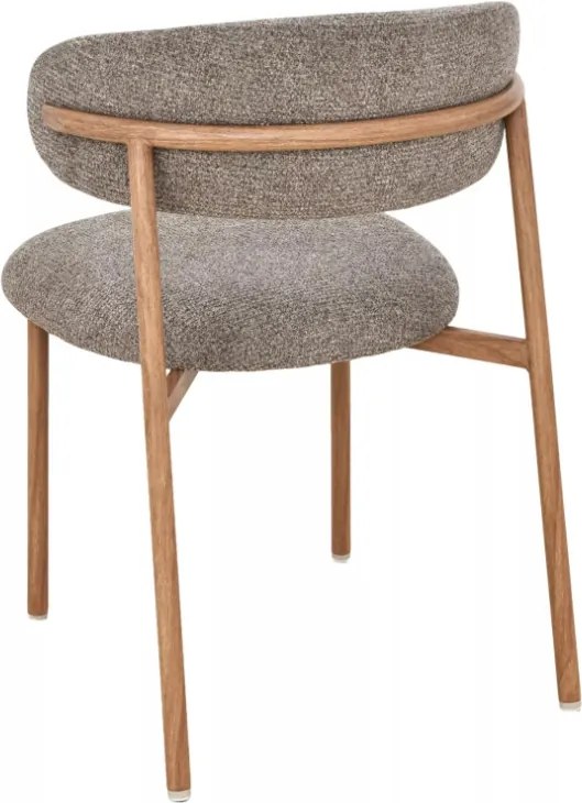 Elton II étkezőszék cappuccino/tölgy