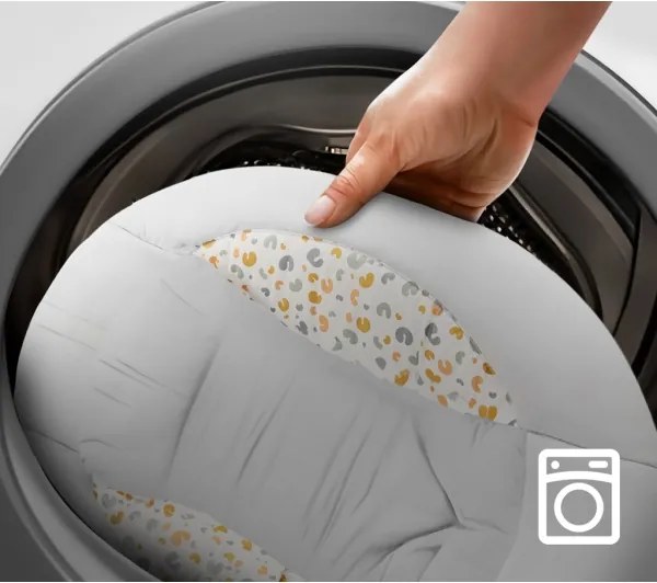 KINDERKRAFT - Babaringató dallammal 2in1 LUMI világos szürke