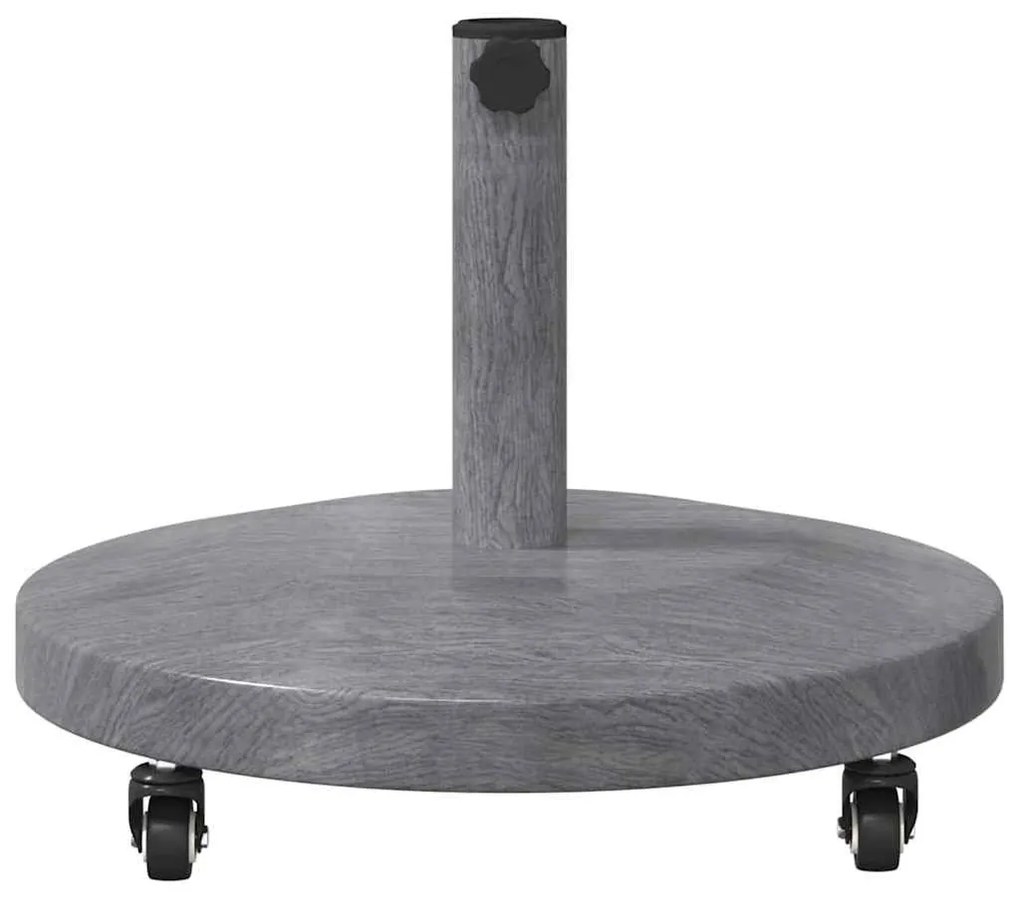 Kültéri Napernyő Tartók Sötét fa 48 x 48 x 32.5 cm Acél, Beton