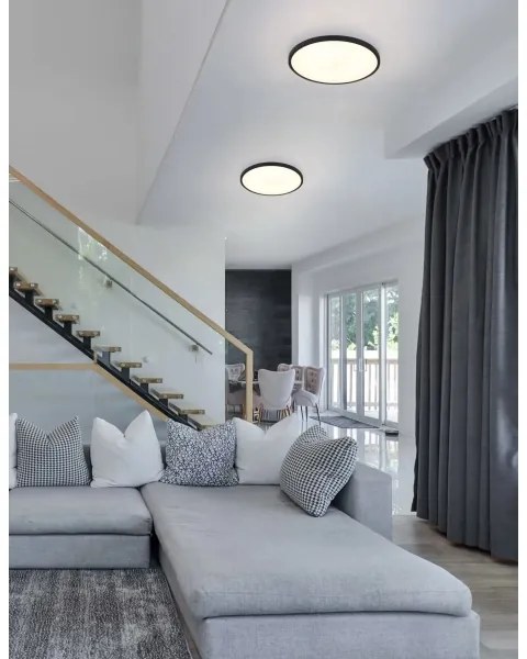 Globo 41566-20S - NIELSEN LED mennyezeti lámpatest, 20W/230V, átm. 30 cm, fekete