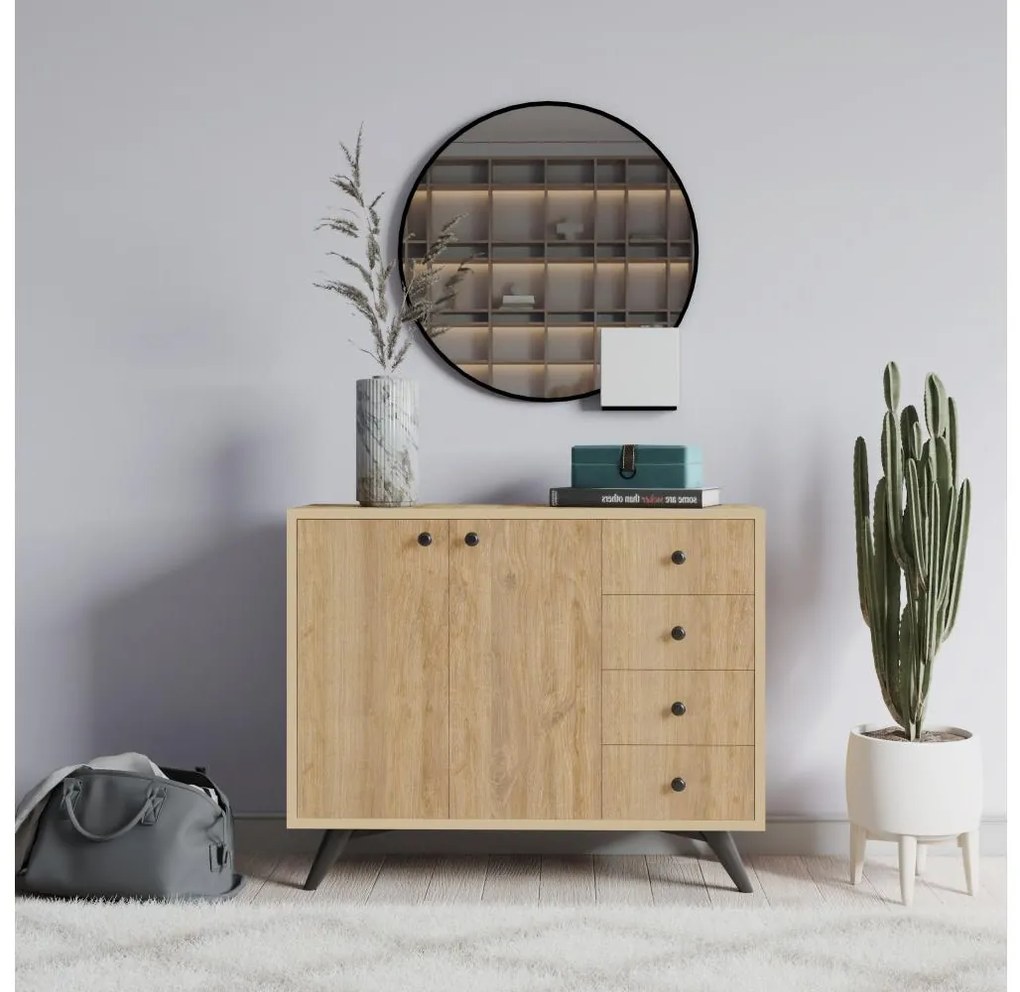 Szekrény WAGA 82x100 cm barna