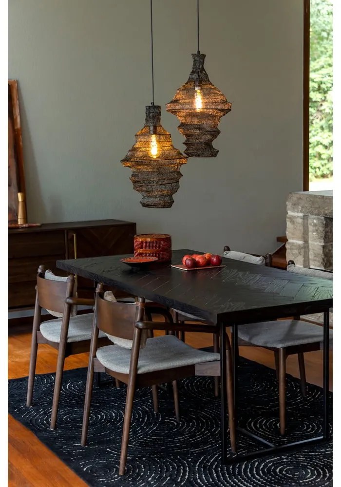 Étkezőasztal akácfa dekorral 90x180 cm Class – Dutchbone